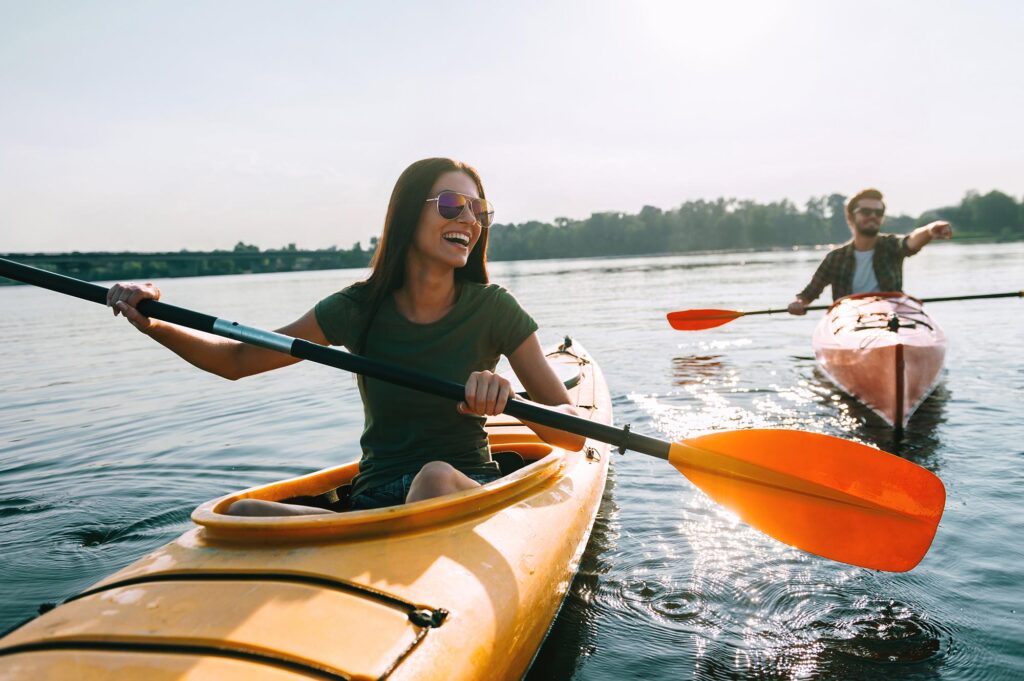 Couple-kayaking