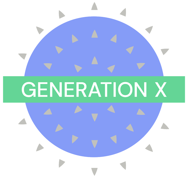 Generation X icon