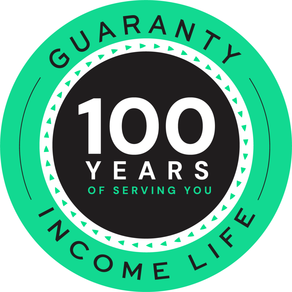 Guaranty Income Life 100 Year Anniversary Logo